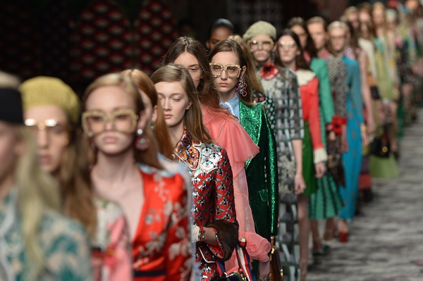 La sfilata di Gucci